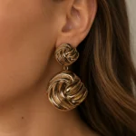 Brinco 2 Chapas Red Trabalhada Eletroformação