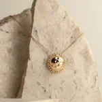 Colar Veneziana com Meia Esfera
