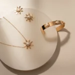Conjunto De Sol Com Pedra Resinada