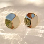 Brinco Chapa Redonda detalhada de Eleletroformação