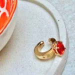 Piercing Aro Grosso com Pedra Oval