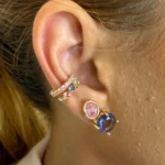 Mix De Brinco Com Pedras Cristais de Vidro com 2 Piercings