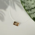 Choker Fio de Nylon Pingente Brasil