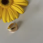 Anel Meio Triangular + Zirc