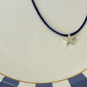 Choker Fio de Seda + Estrela